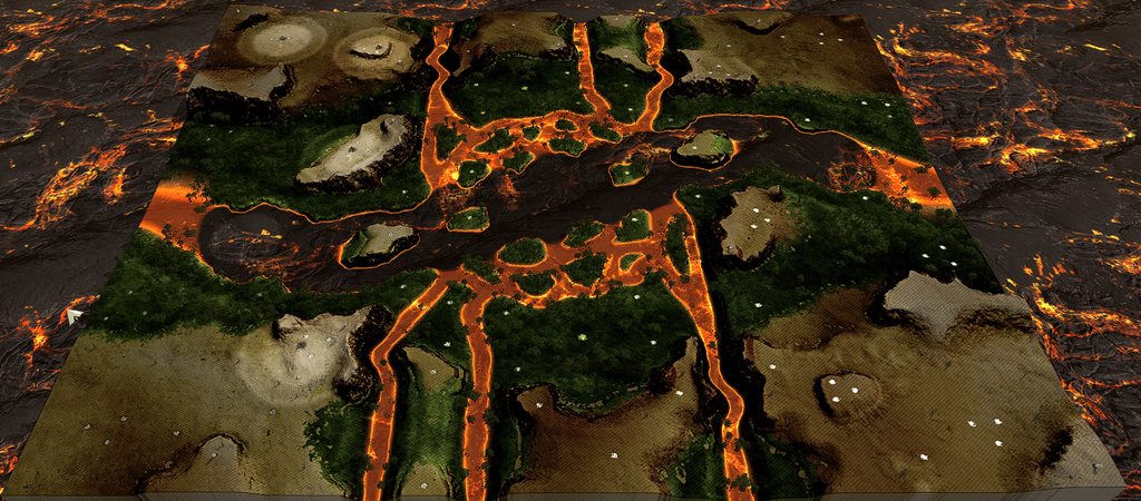 The rock jungle with lava preview 3