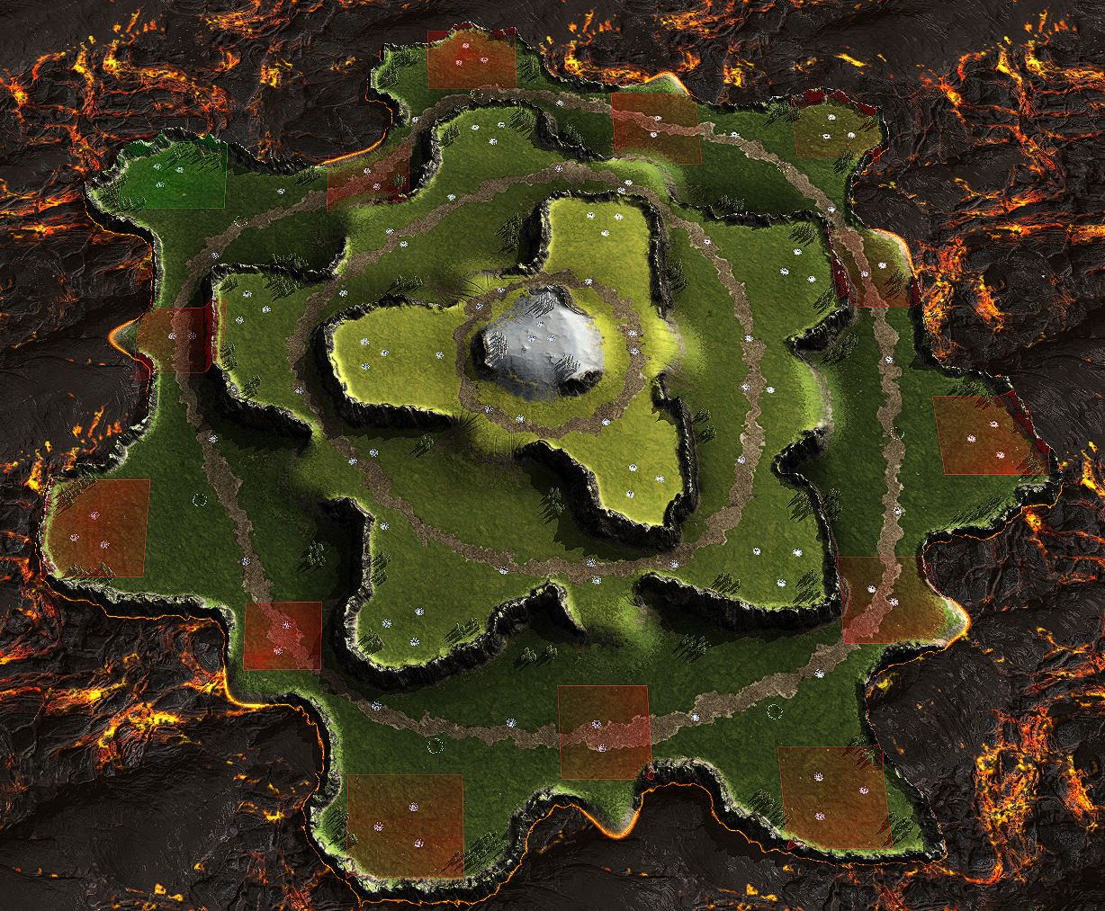 Throne FFA with encroaching lava preview 1